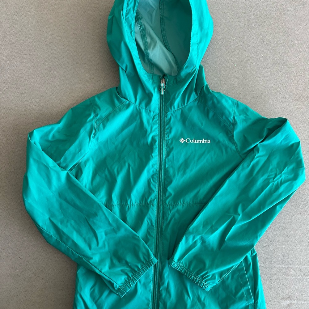 Columbia Aqua Hooded Windbreaker